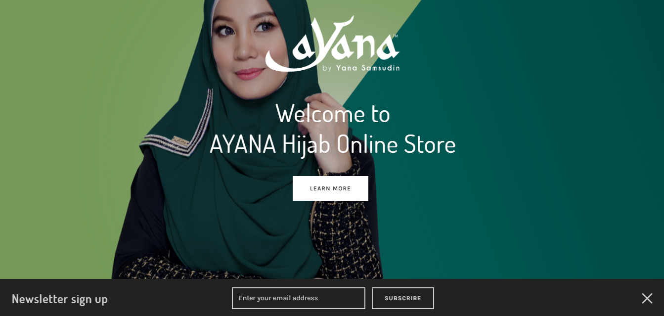 AYANA by Yana Samsudin website