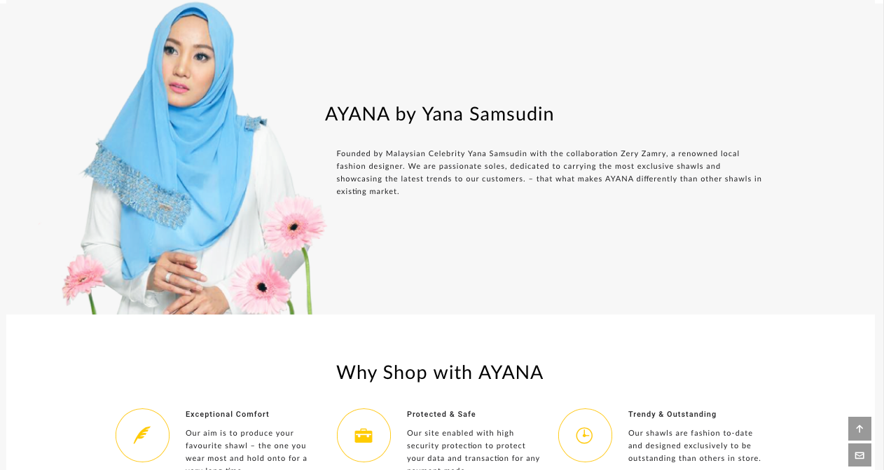AYANA by Yana Samsudin — About page
