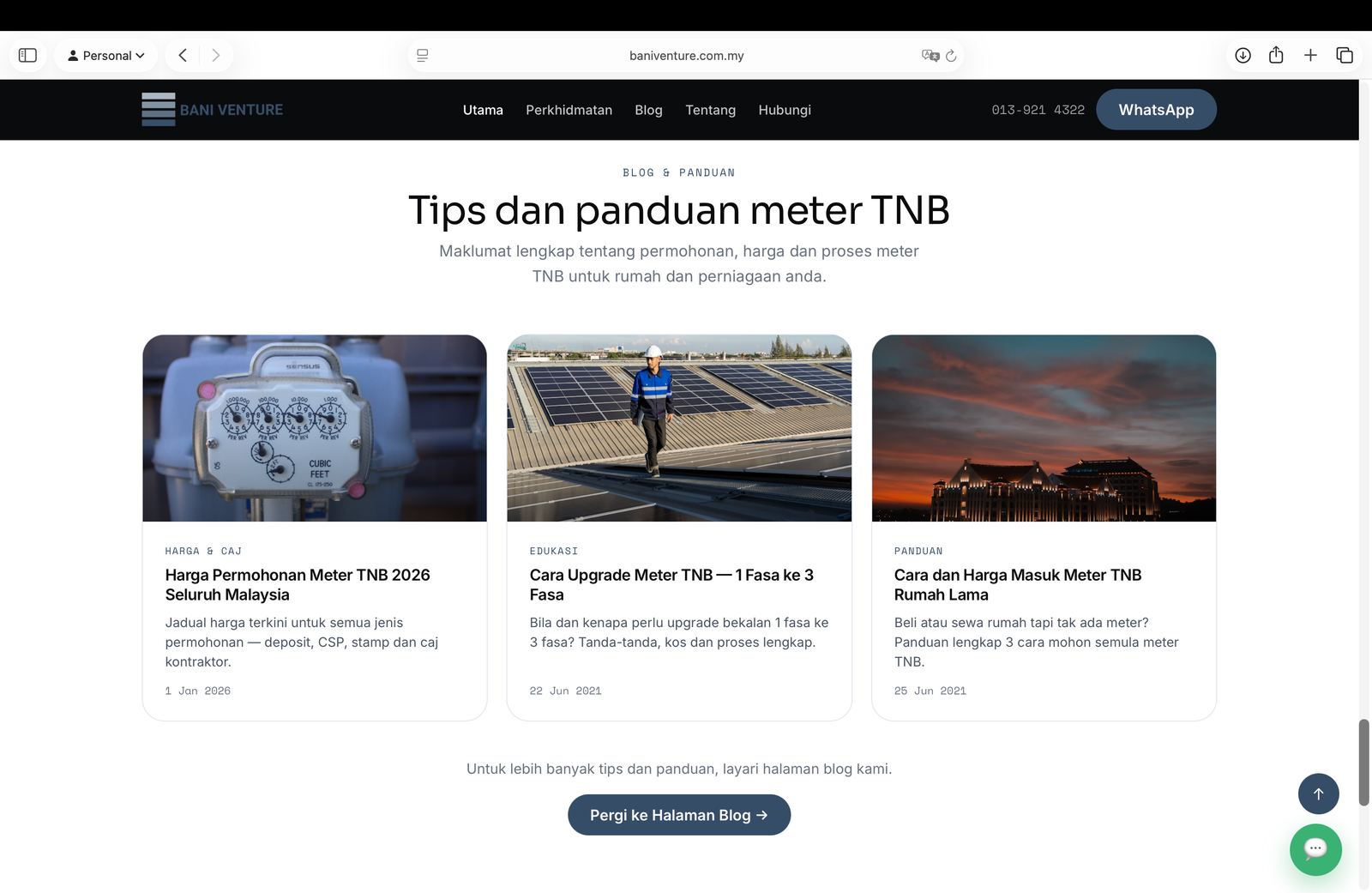 Bani Venture about and credentials