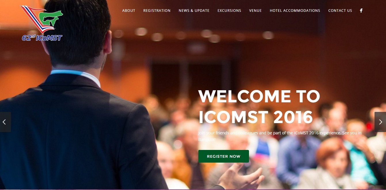 ICoMST Thailand website