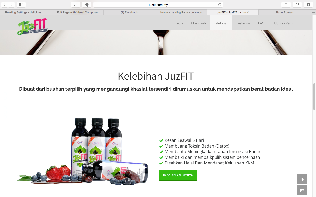 JUZFIT about page