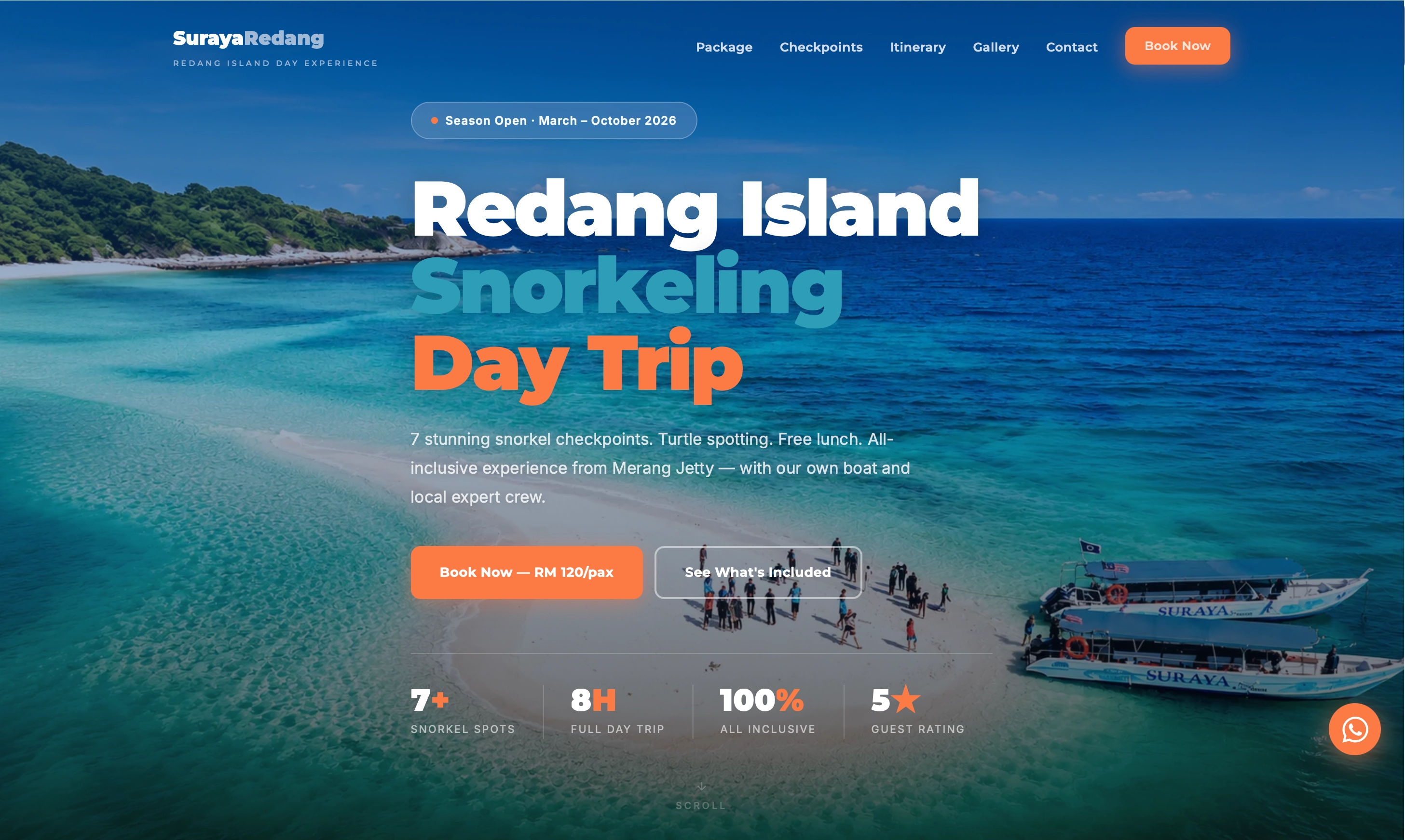 Suraya Redang website